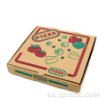 Línea de tablero corrugado cajas de pizza corrugadas al por mayor
